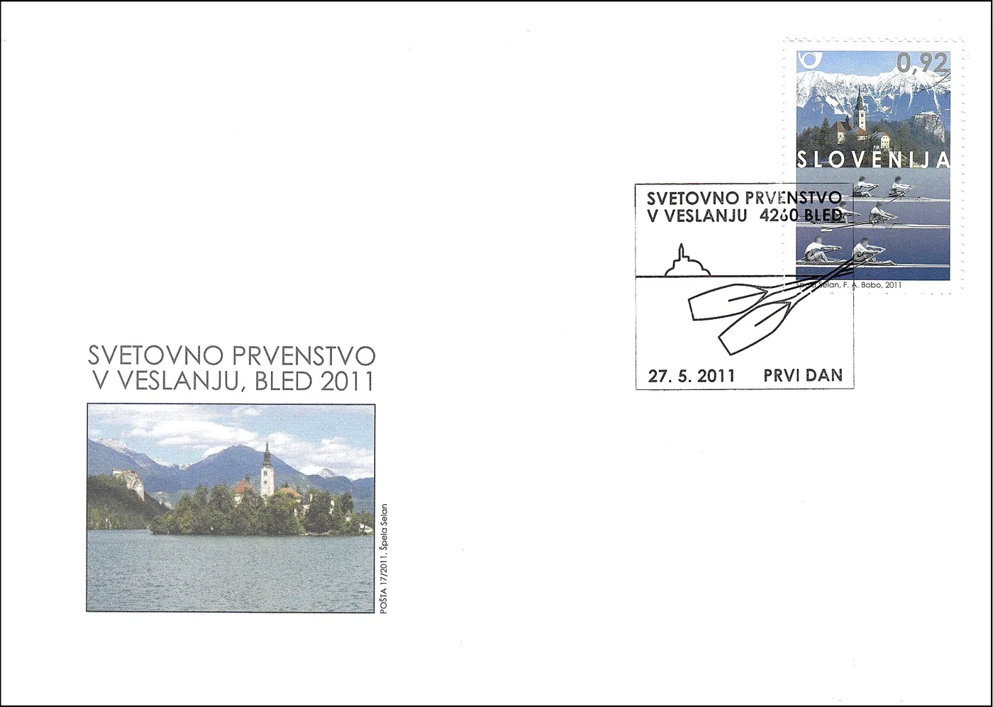 SVETOVNO PRVENSTVO V VESLANJU BLED 2011